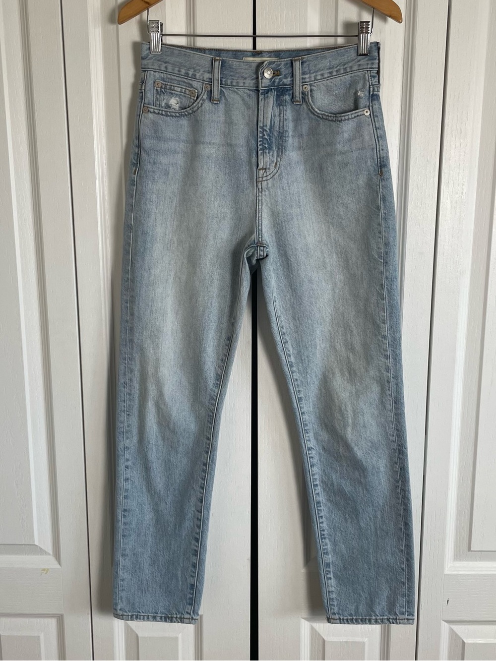 Madewell The Perfect Vintage Jeans Women’s 26 Blue Light Wash Distressed Casual